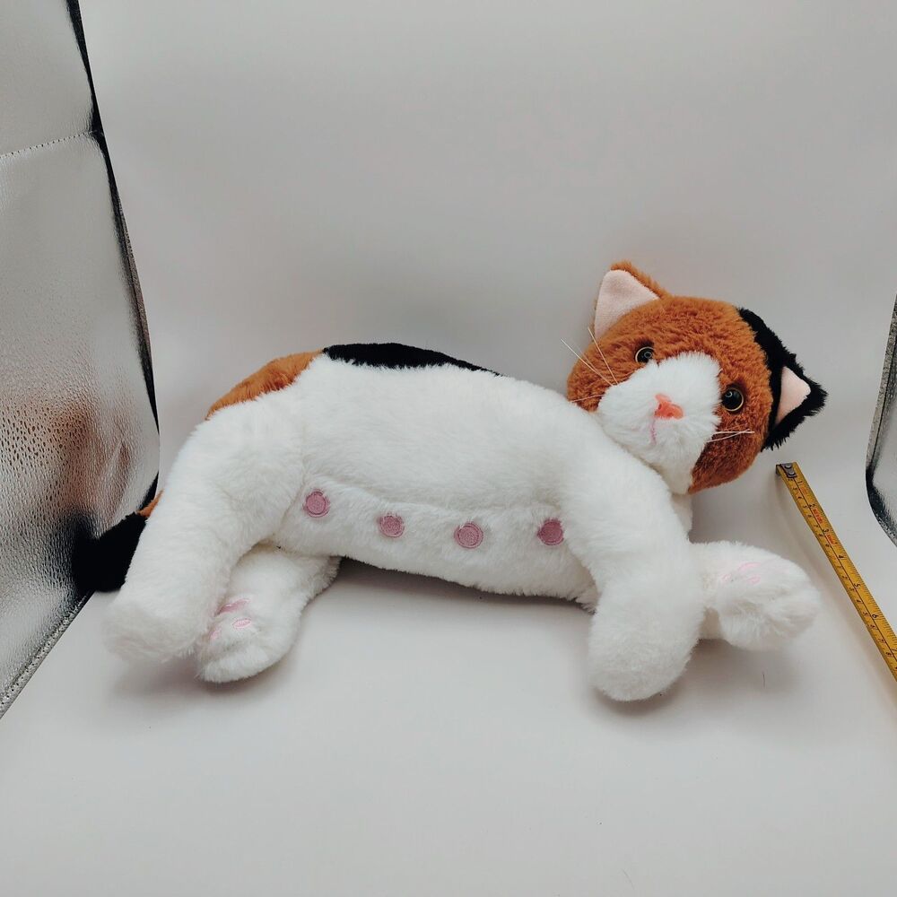 Skylety Plush Calico replacement cat nursing plush without kittens
